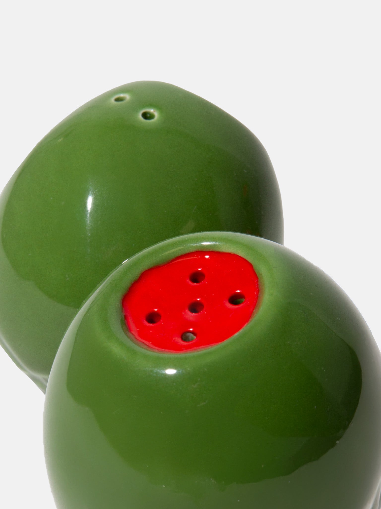 Olive Salt and Pepper Shakers