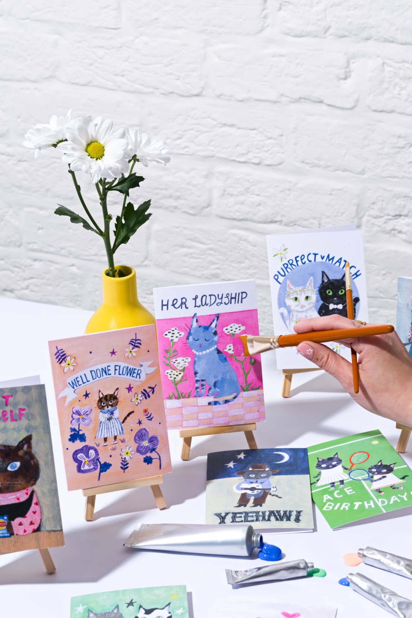 Cottage Cats New Home Card | New House Card | Moving Card