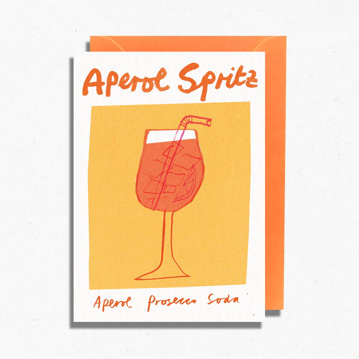 Aperol Spritz | Cocktail Card | Colourful: Without Bio Cello