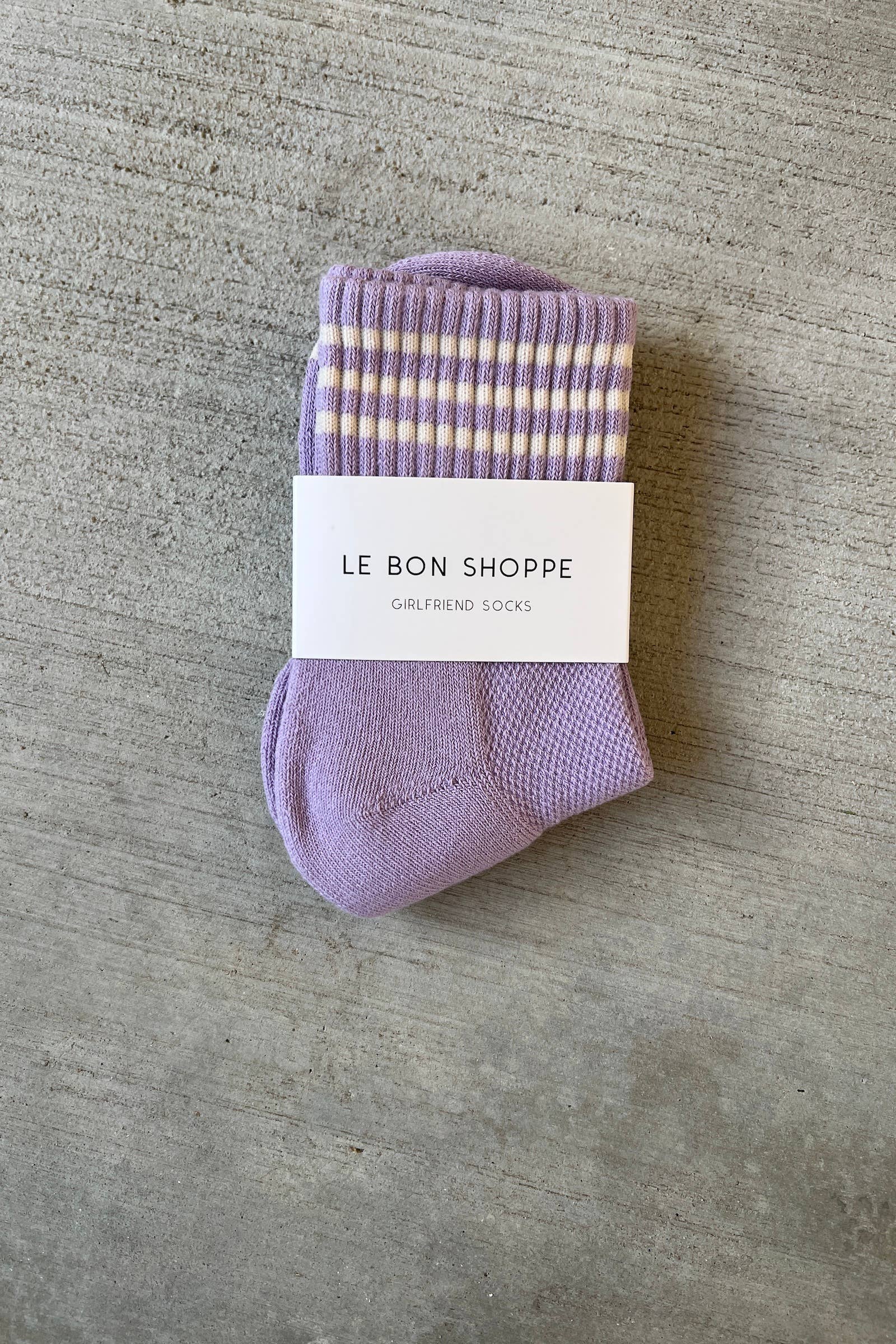 Le Bon Shoppe Girlfriend Socks: Parisian Blue