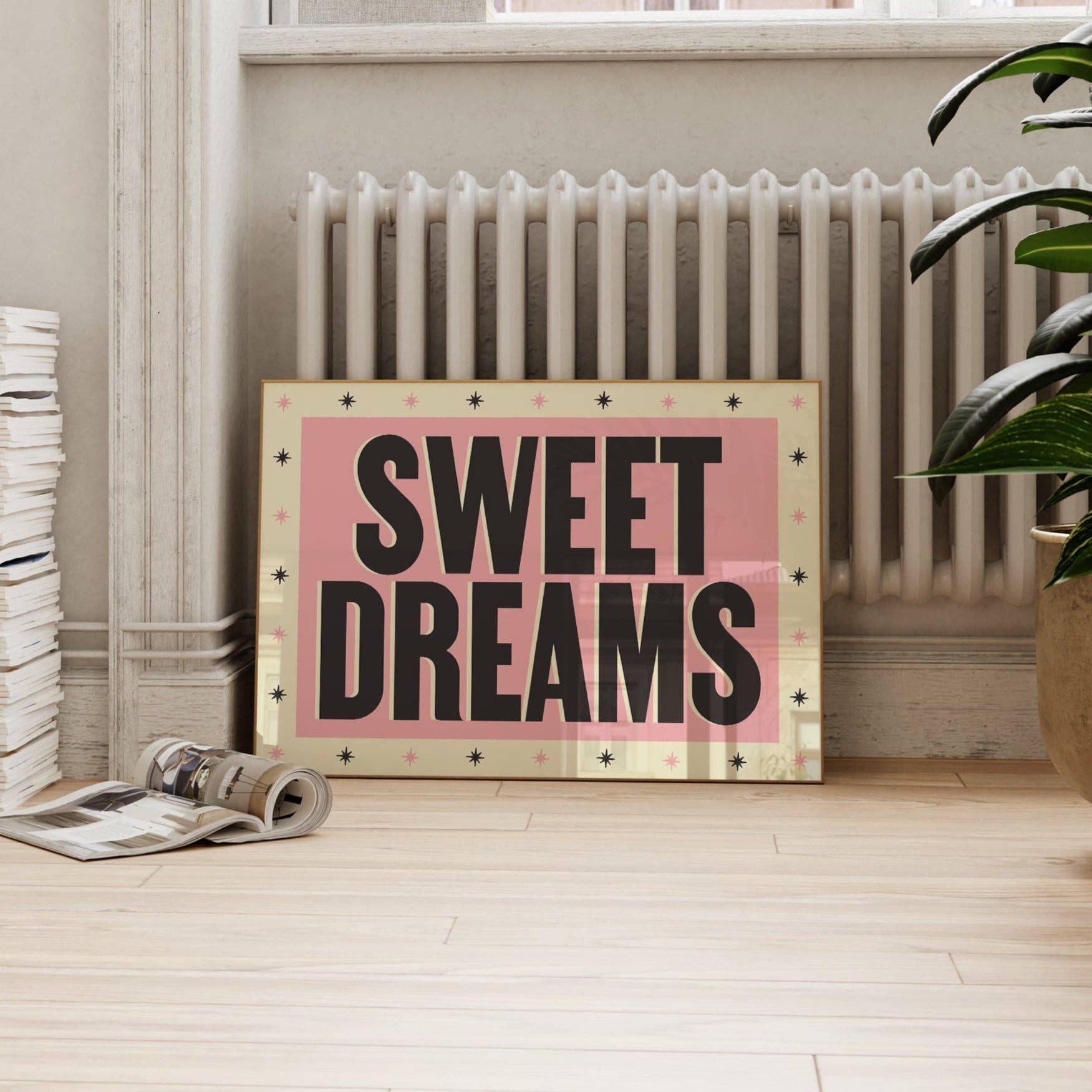 Sweet Dreams Print: Pink A5
