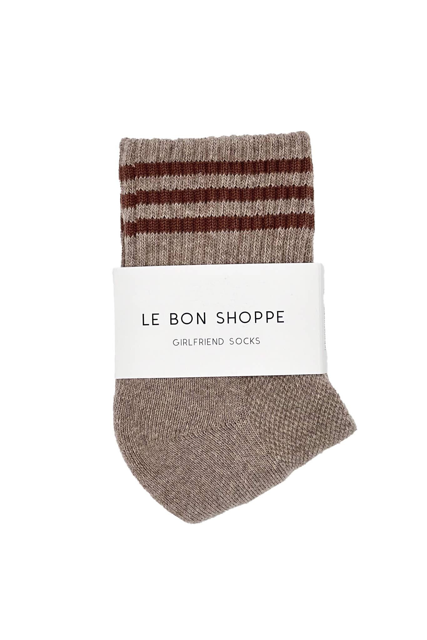 Le Bon Shoppe Girlfriend Socks: Mahogany
