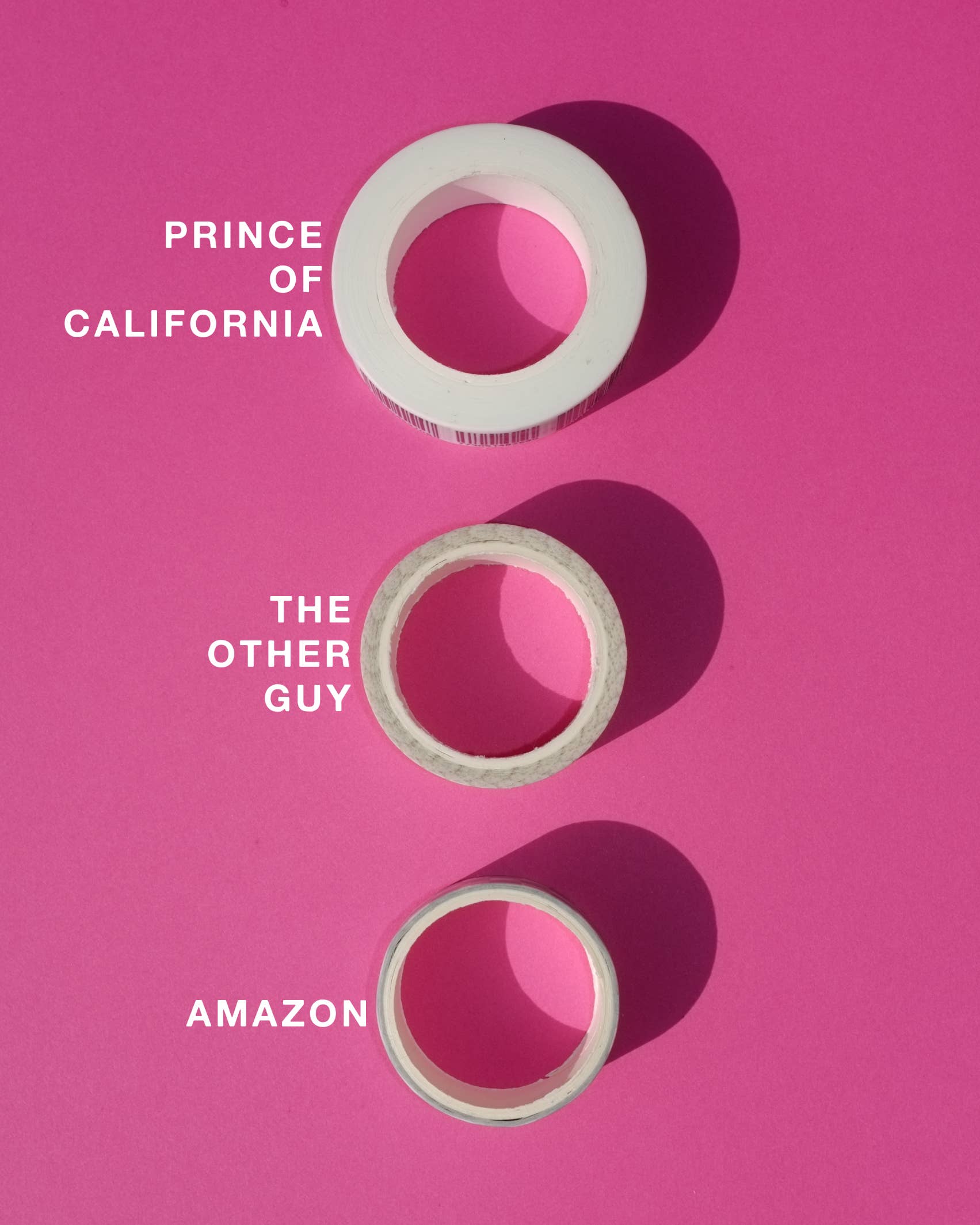 Prince of California Pink Stud Washi Tape