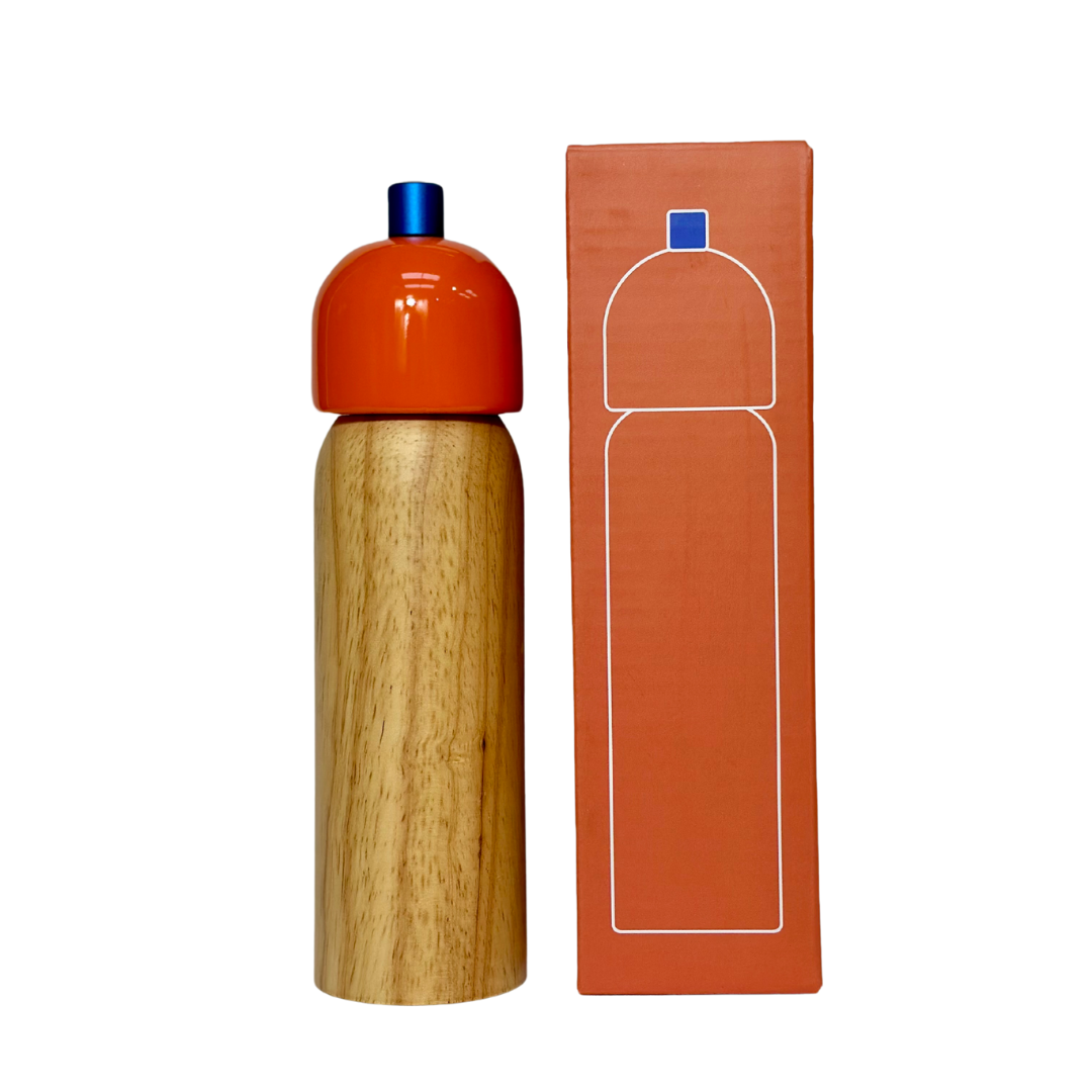 Salt & Pepper Grinder - Orange & Blue: Medium