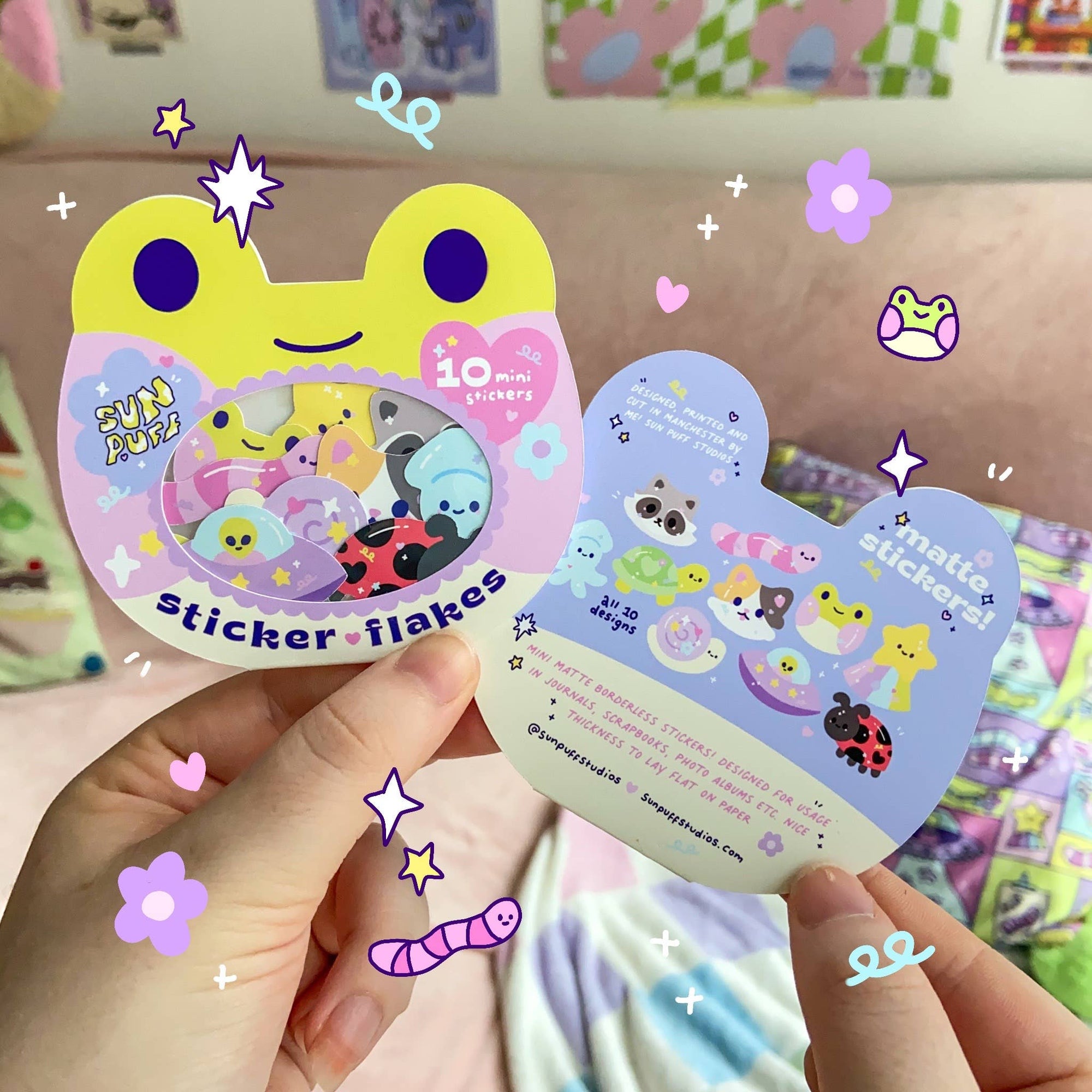 Froggy Sticker Flakes