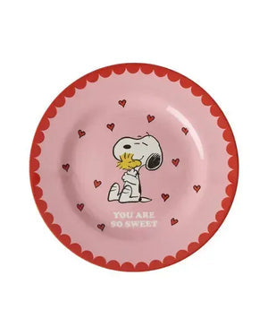 Snoopy Plate Pink