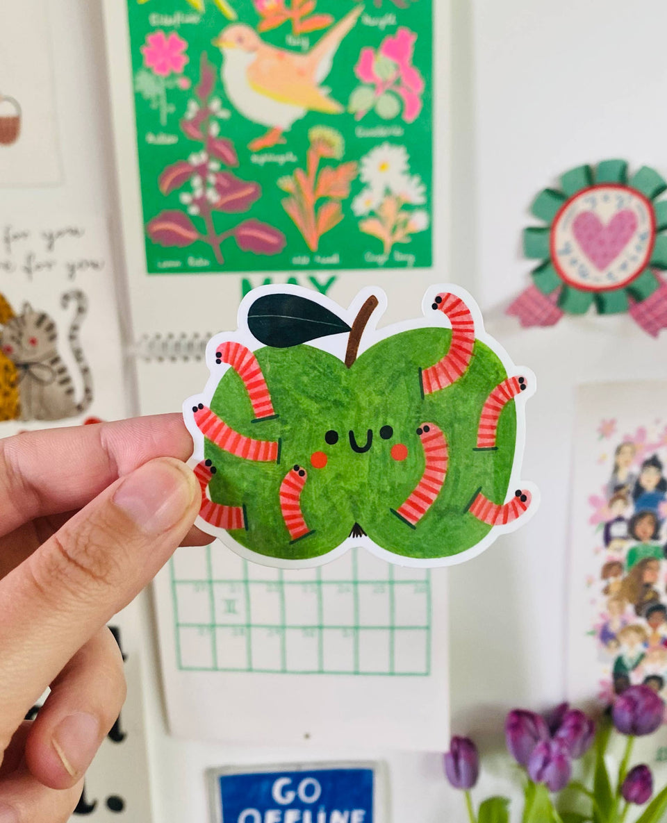GREEN APPLE sticker – Modern Love Store