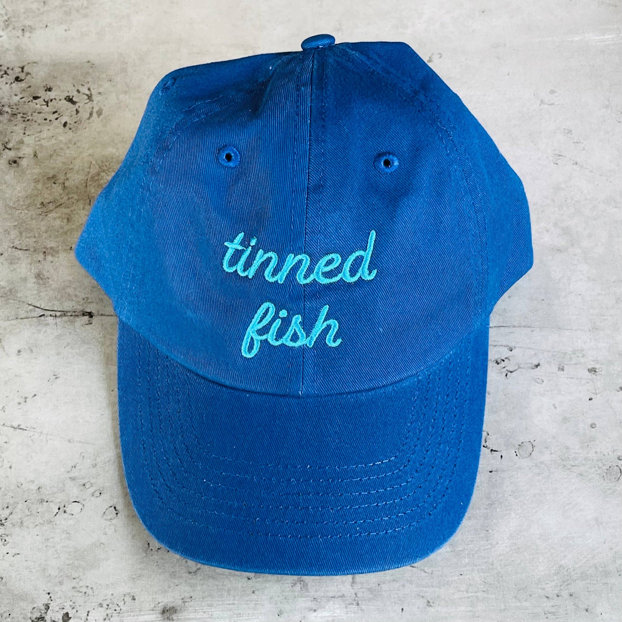 Tinned Fish foodie baseball cap