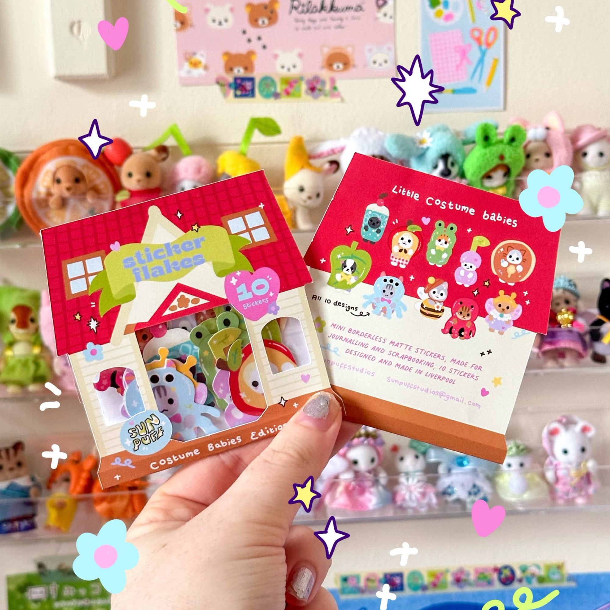 Costume Critter Sticker Flakes