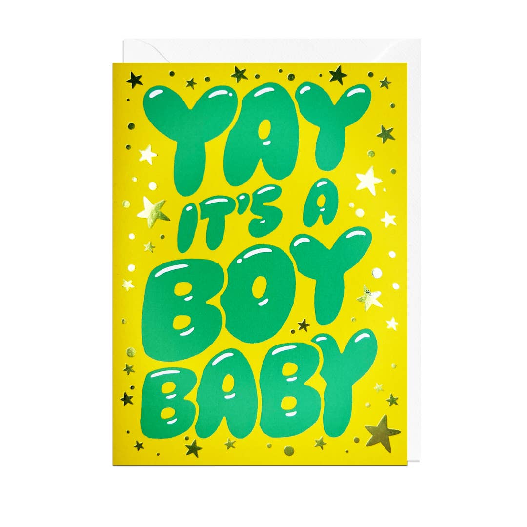 Yay Baby Boy Card