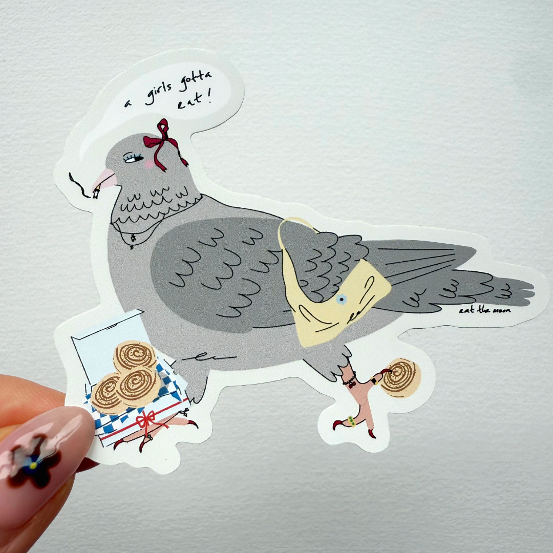 Pigeon Vinyl Sticker