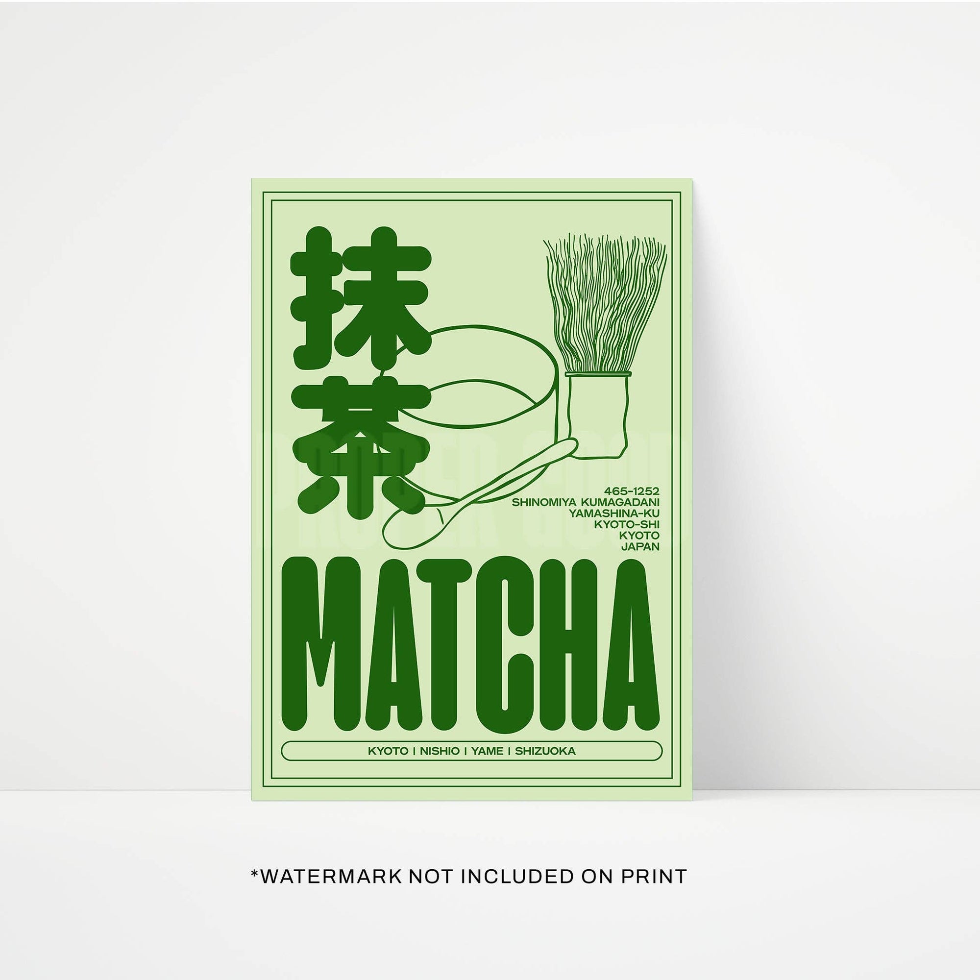 Matcha Print A4