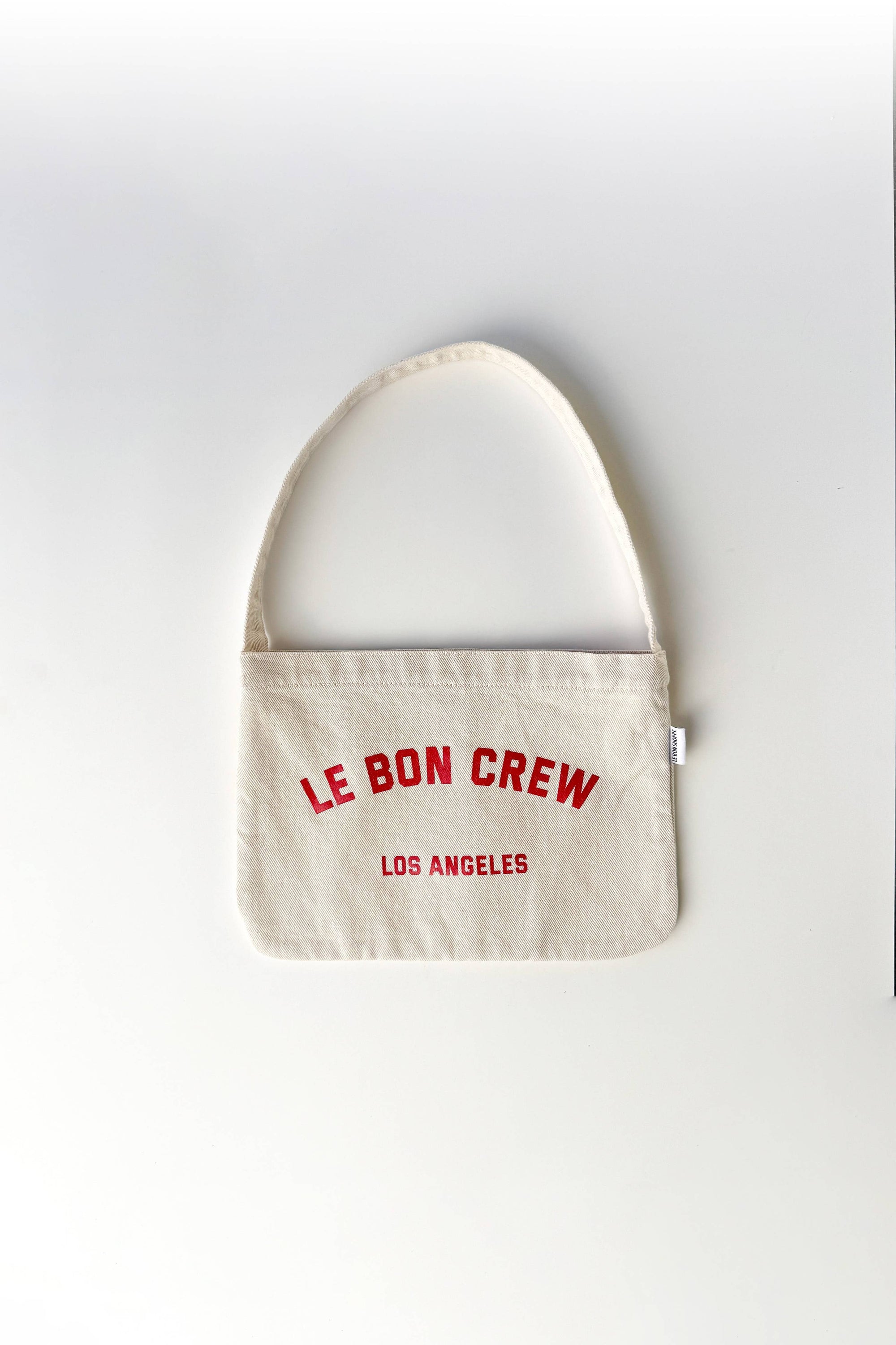 Le Bon Shoppe Petite Happy Carry Bag - Naturel + Red