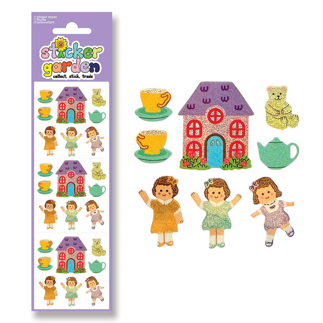 Glitter Dolls Sticker Sheet