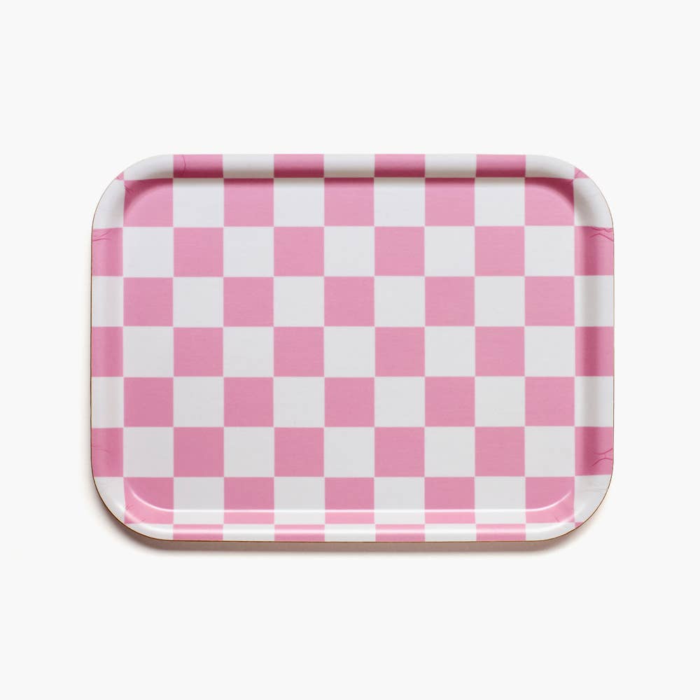 Raspberry & Cream Serving Tray