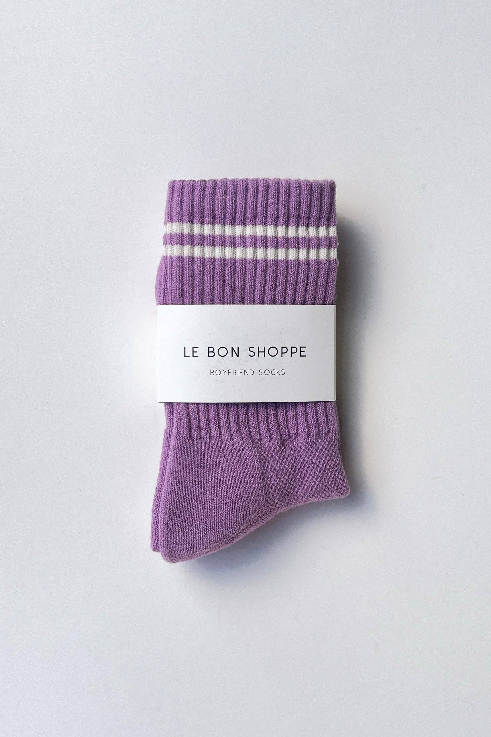 Le Bon Shoppe Boyfriend Socks - Powder Blue
