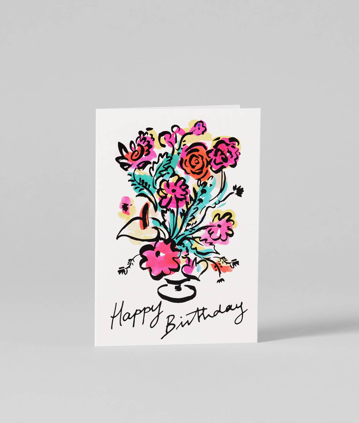 Happy Birthday Bouquet Greeting Card