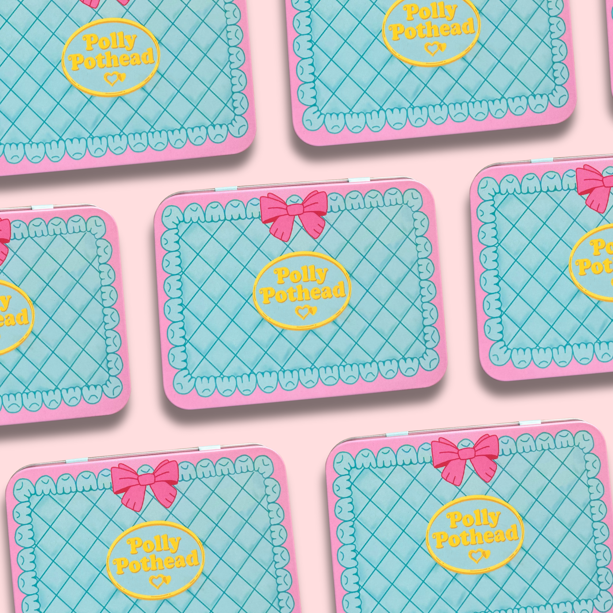 Polly's storage tin with Perfect design by The Peach Fuzz