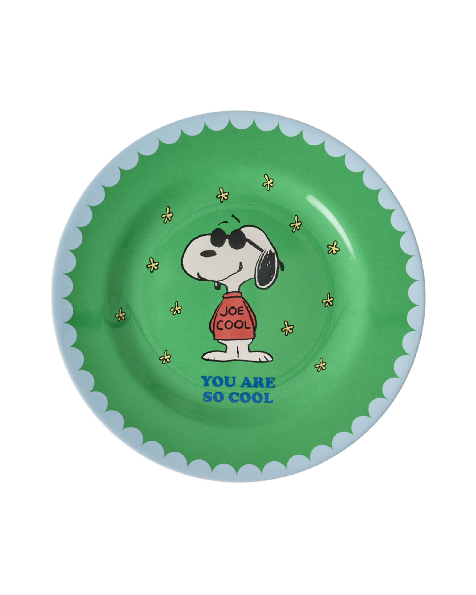 Snoopy Plate Green
