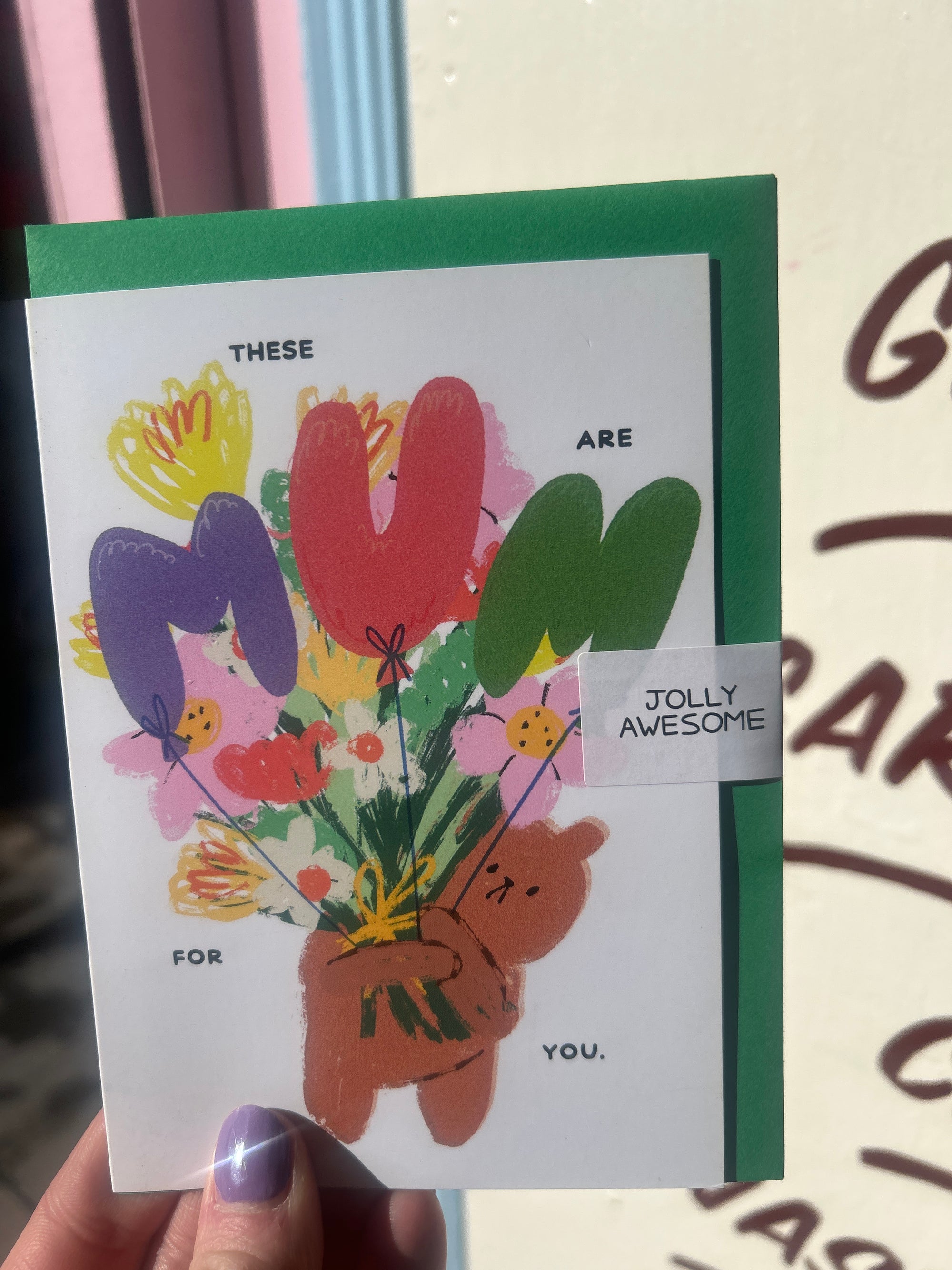 Balloons and flowers bear Mother’s Day