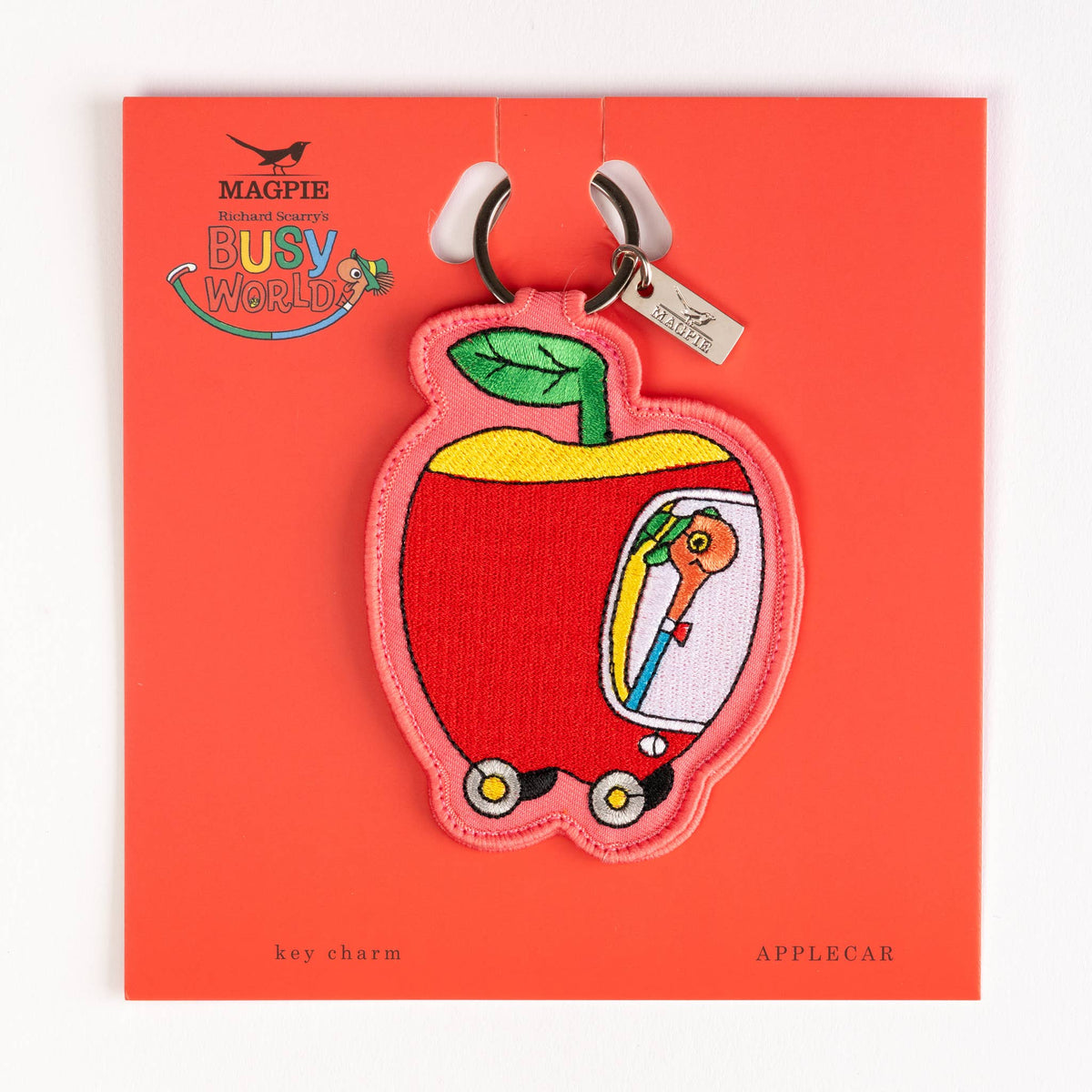 Magpie x Richard Scarry Applecar key charm, photo 2