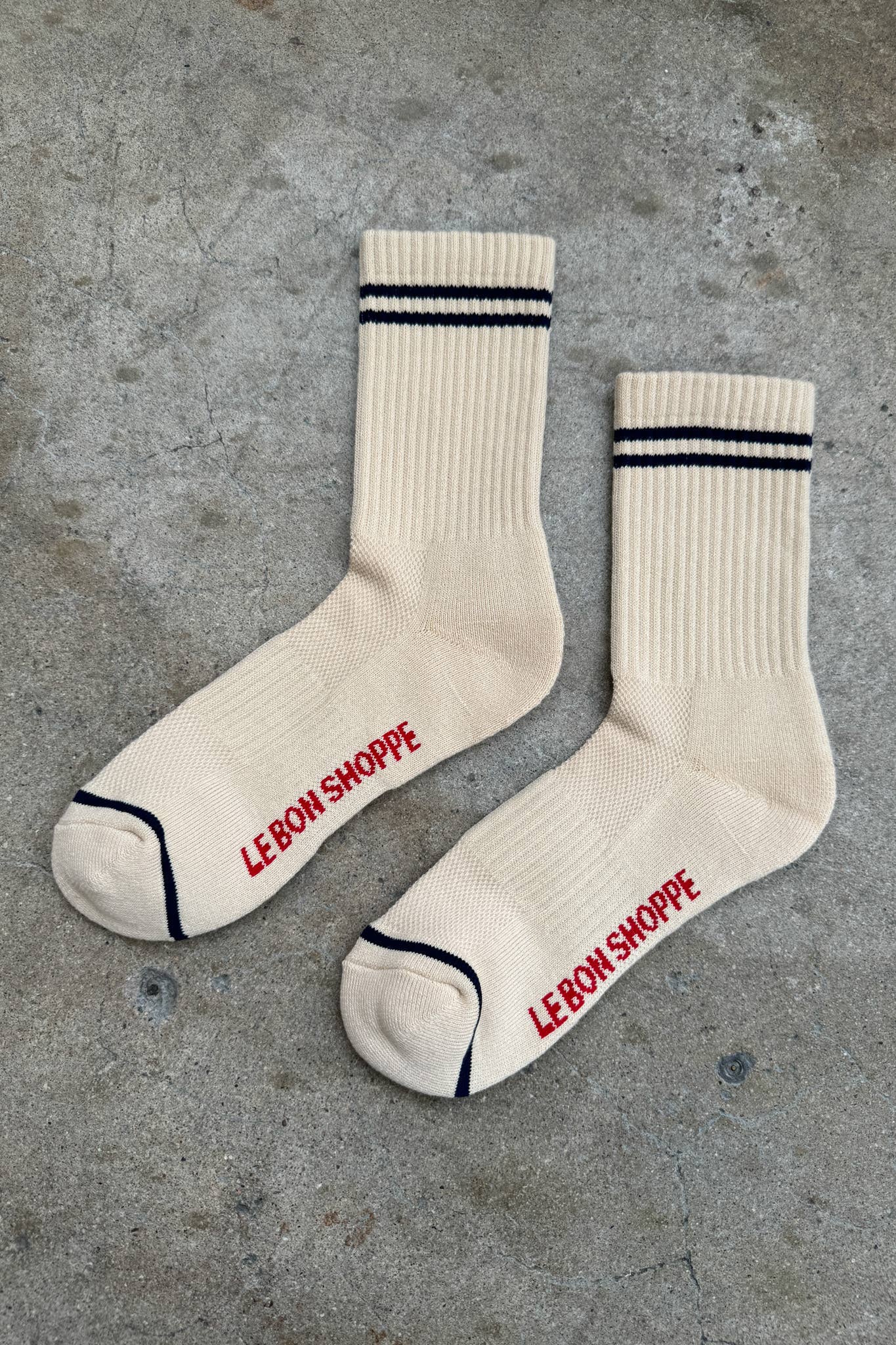 Le Bon Shoppe Boyfriend Socks: Cashew