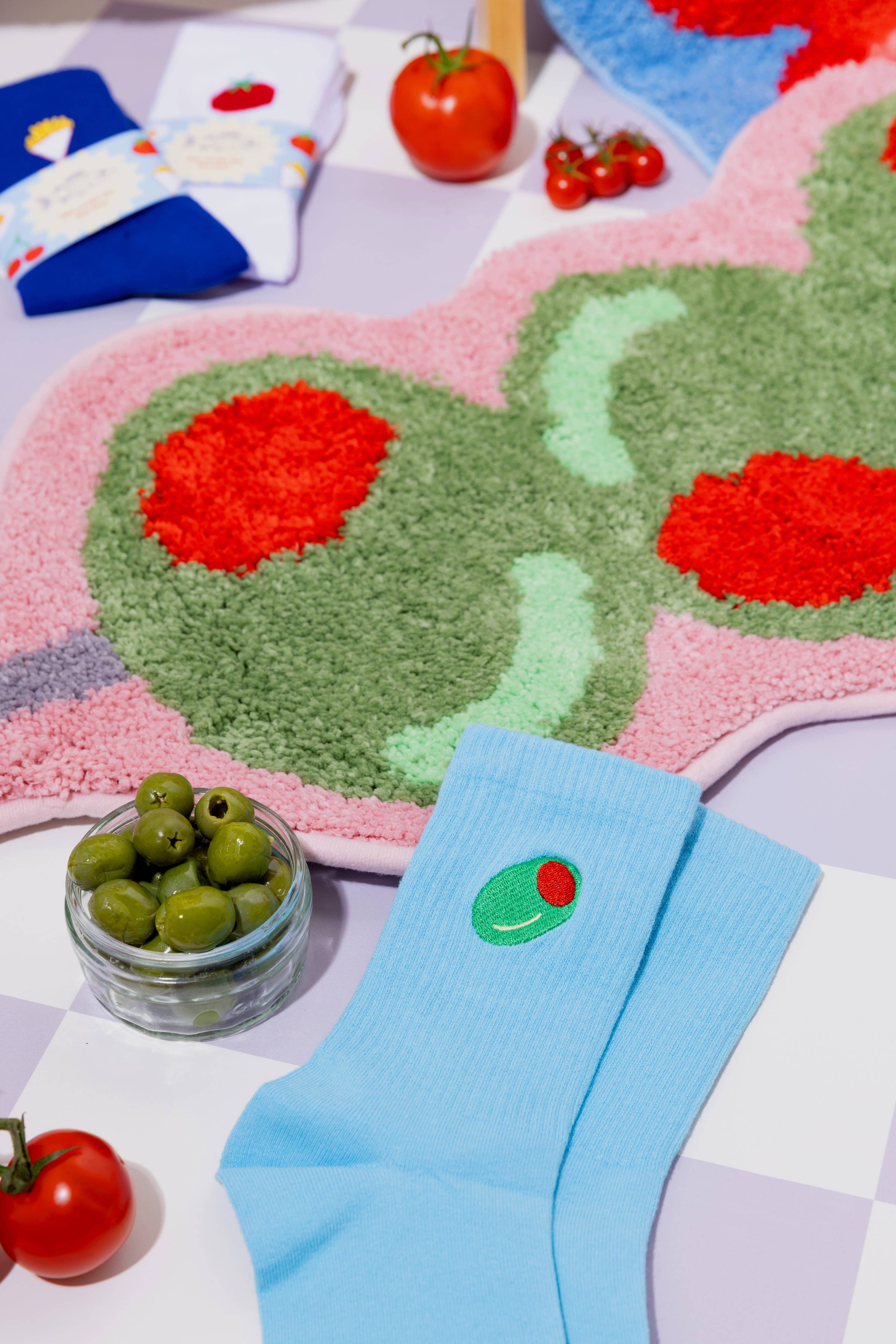 Olive Bath Mat