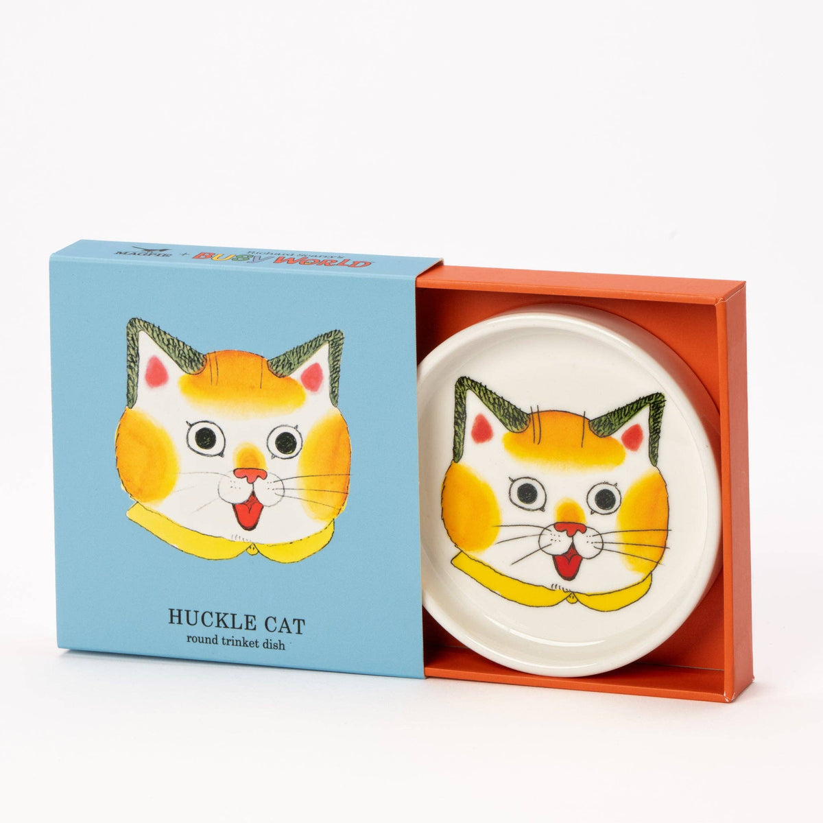 Magpie x Richard Scarry Huckle Face Round Trinket Dish