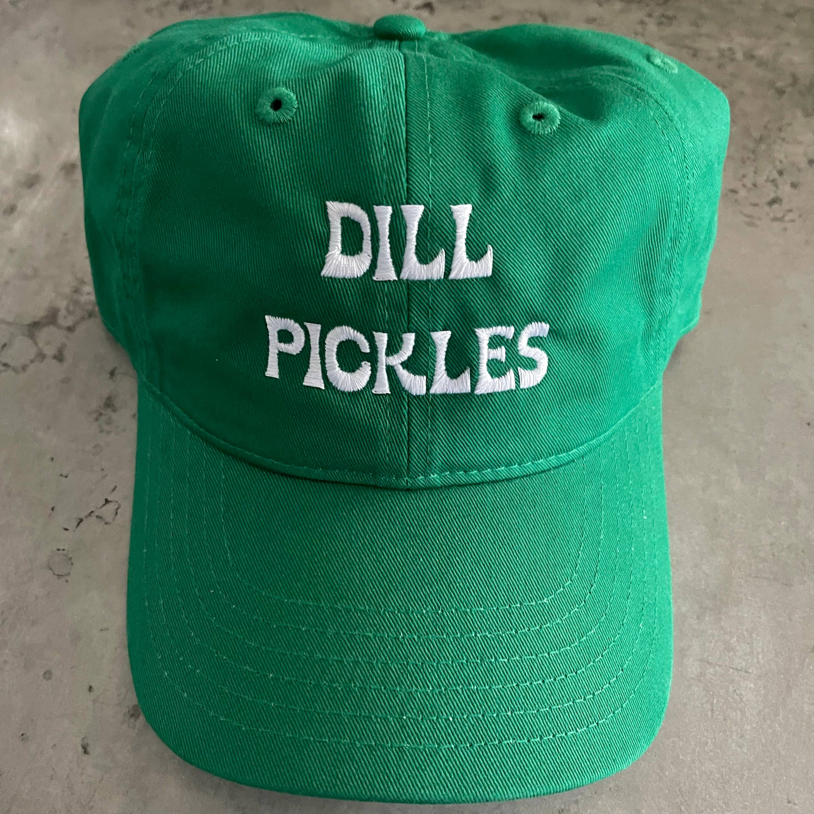 Dill Pickles Baseball Cap organic Dad Hat gifts green Foodie