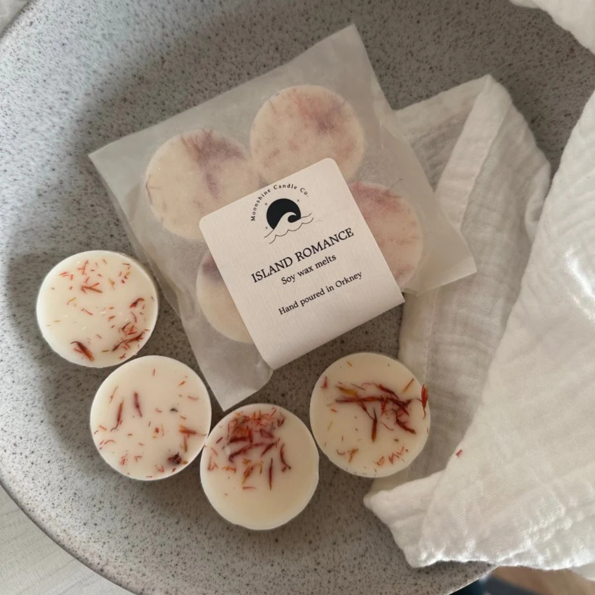 Moonshine Candle Co Island Romance Wax Melts