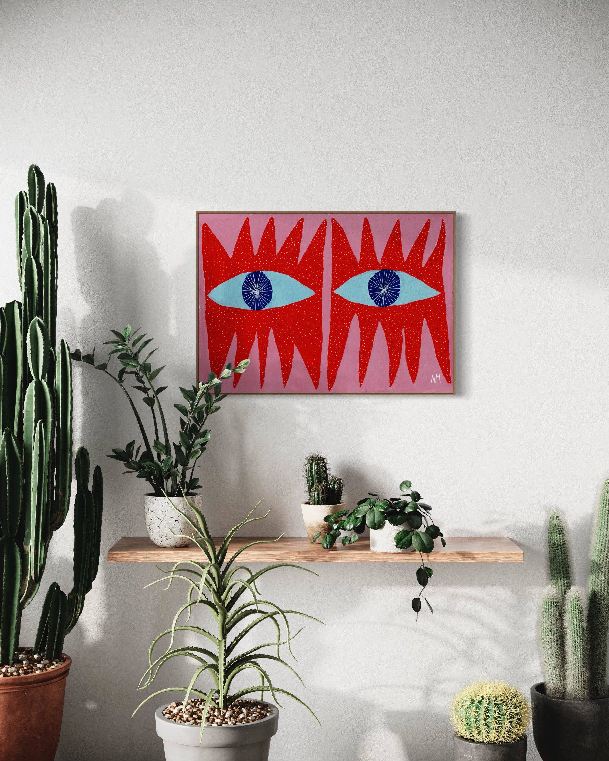 Red eyes print: A4