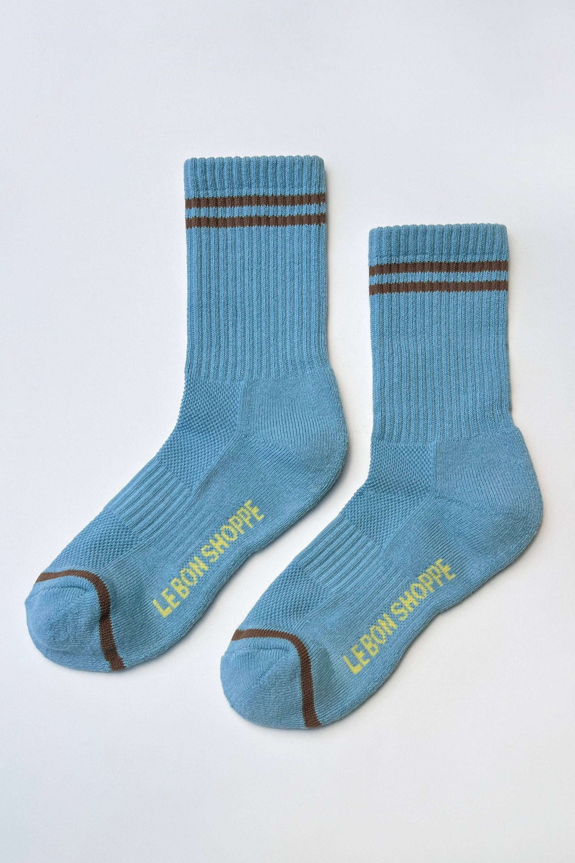 Le Bon Shoppe Boyfriend Socks - Powder Blue