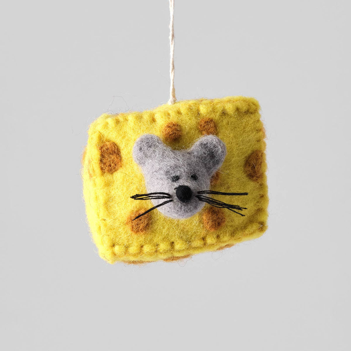 Mouse Hanging Felt Ornament