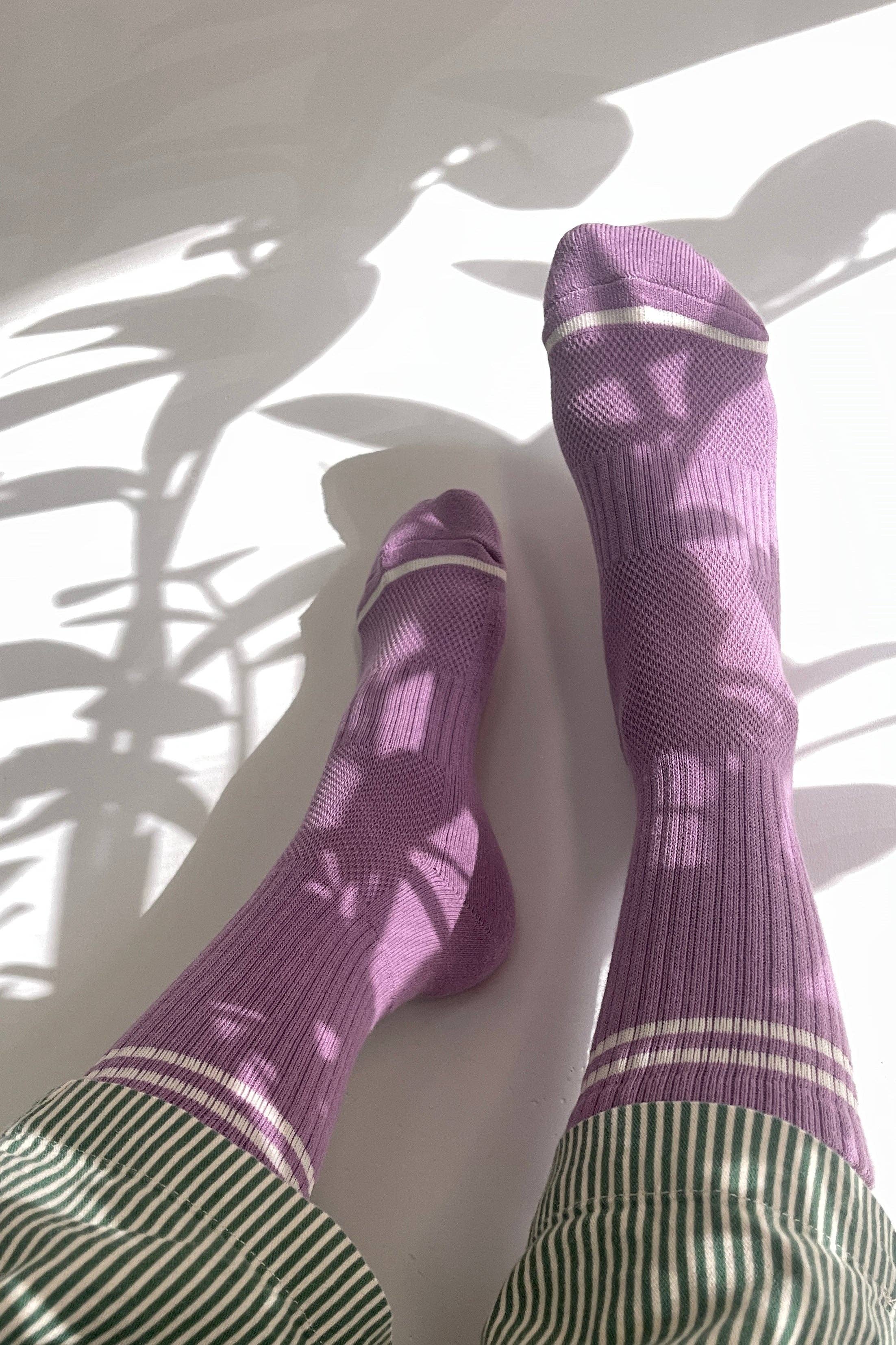 Le Bon Shoppe Boyfriend Socks - Powder Blue