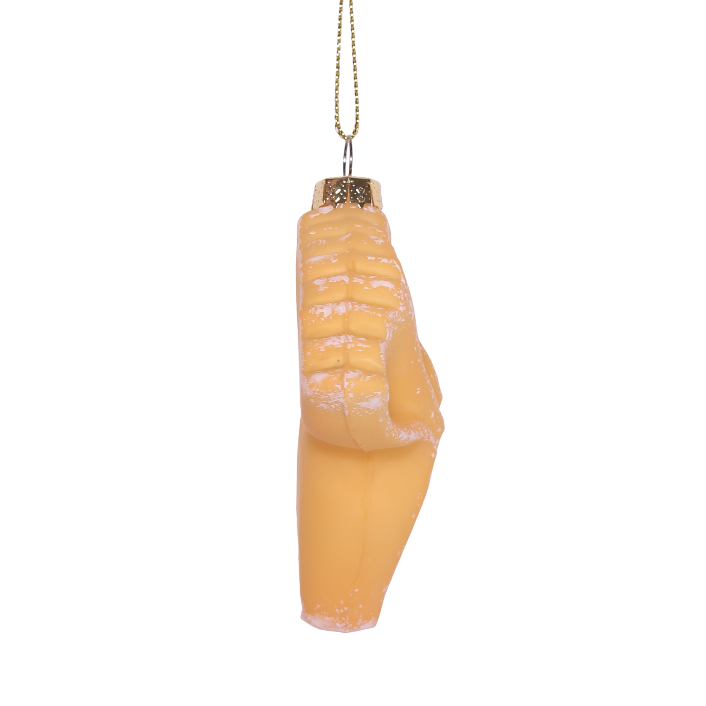 Pasta Bow Glass Christmas Bauble