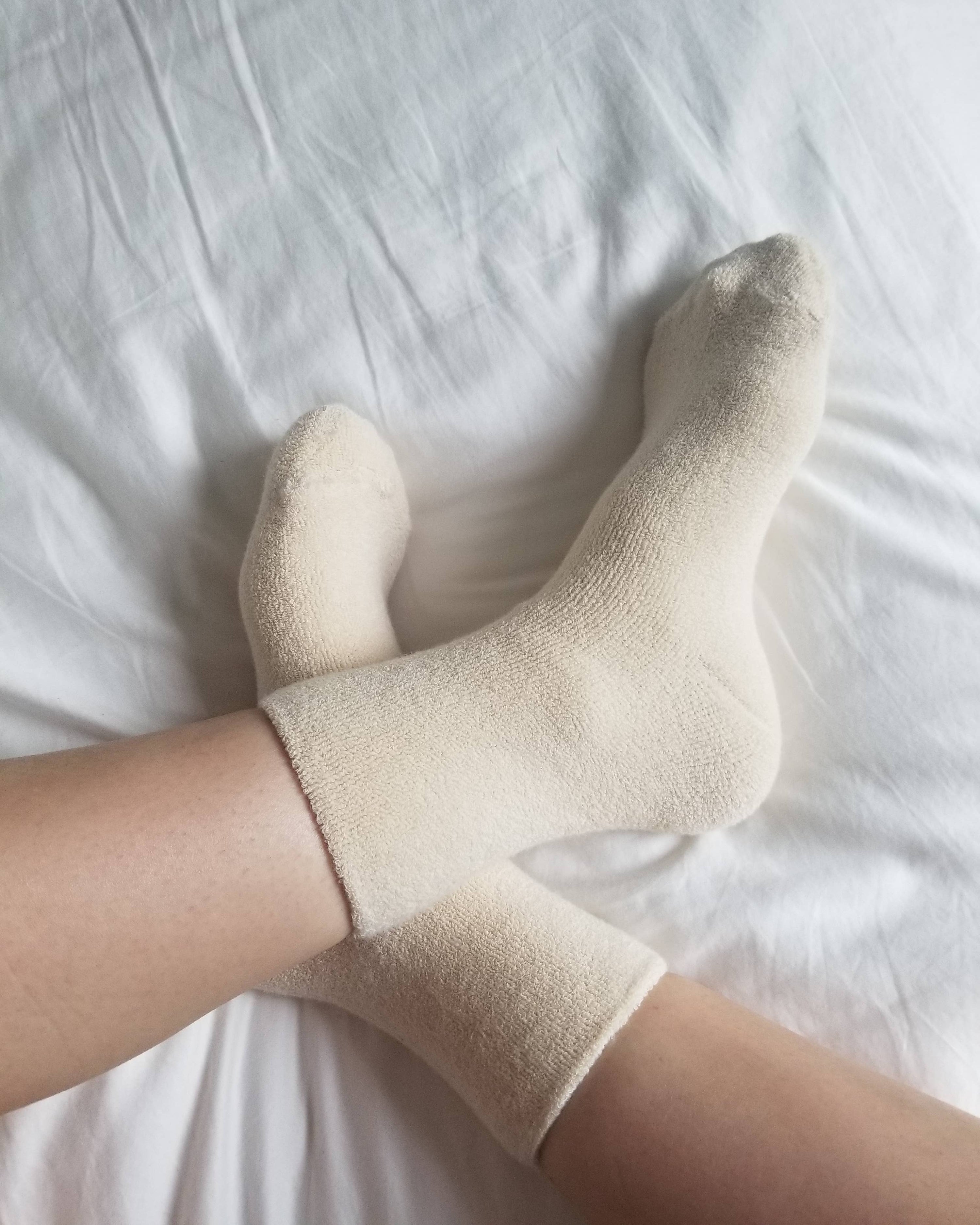 Le Bon Shoppe Cloud Socks: Classic White