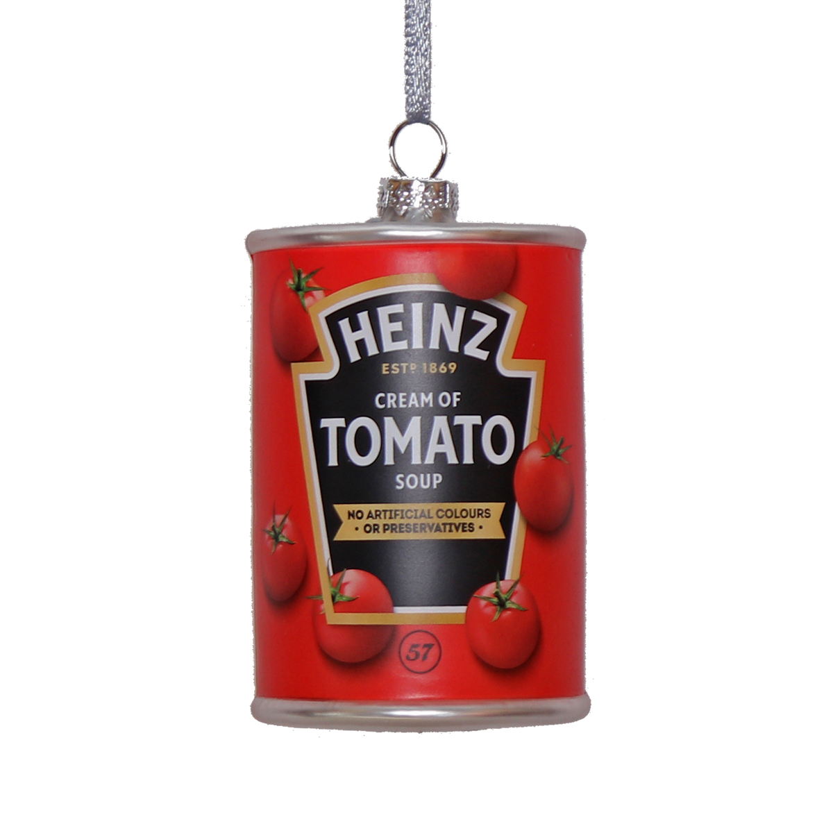 HEINZ Tomato Soup Glass Decoration, 8cm