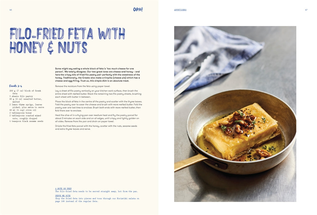 OPA! Recipes inspired by Greek tavernas