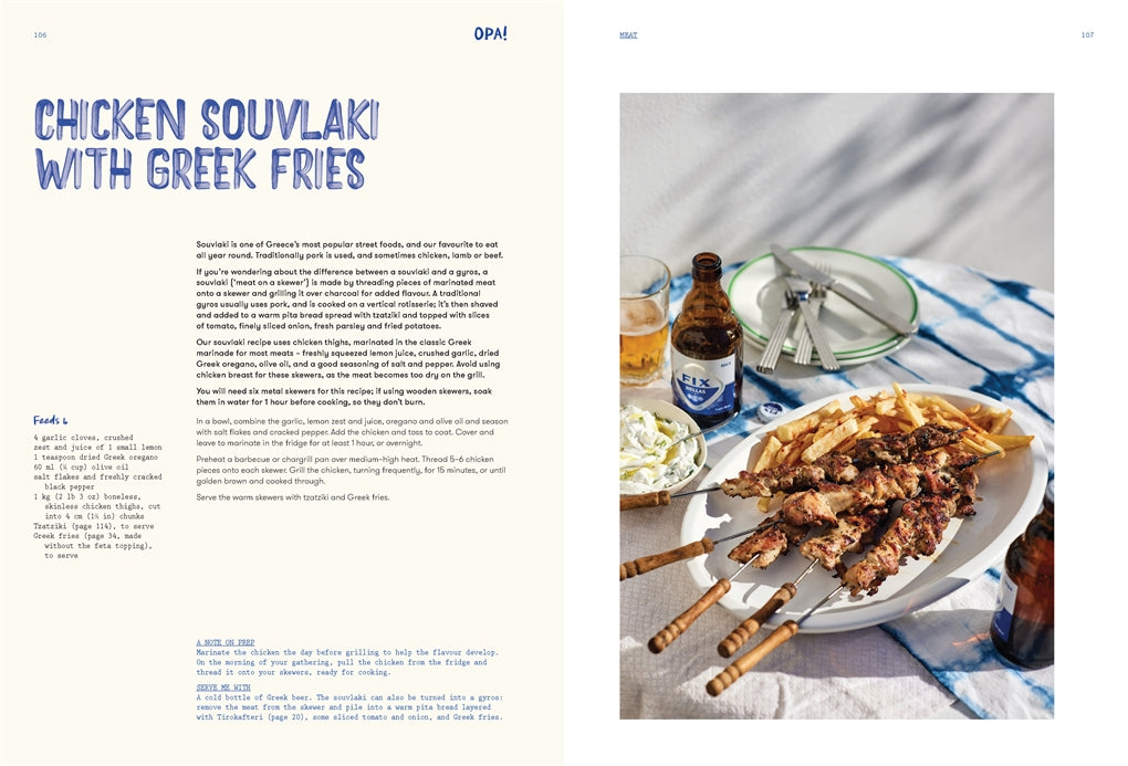 OPA! Recipes inspired by Greek tavernas