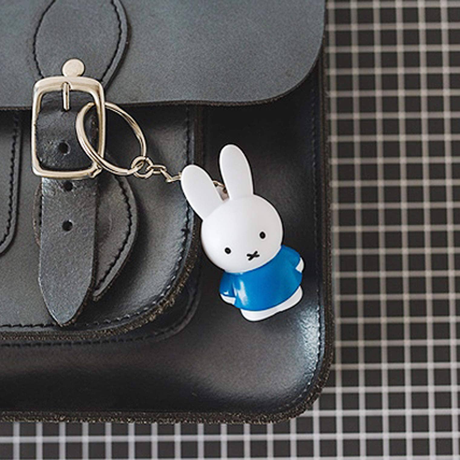 Miffy Classic Keyring - Blue - 6cm