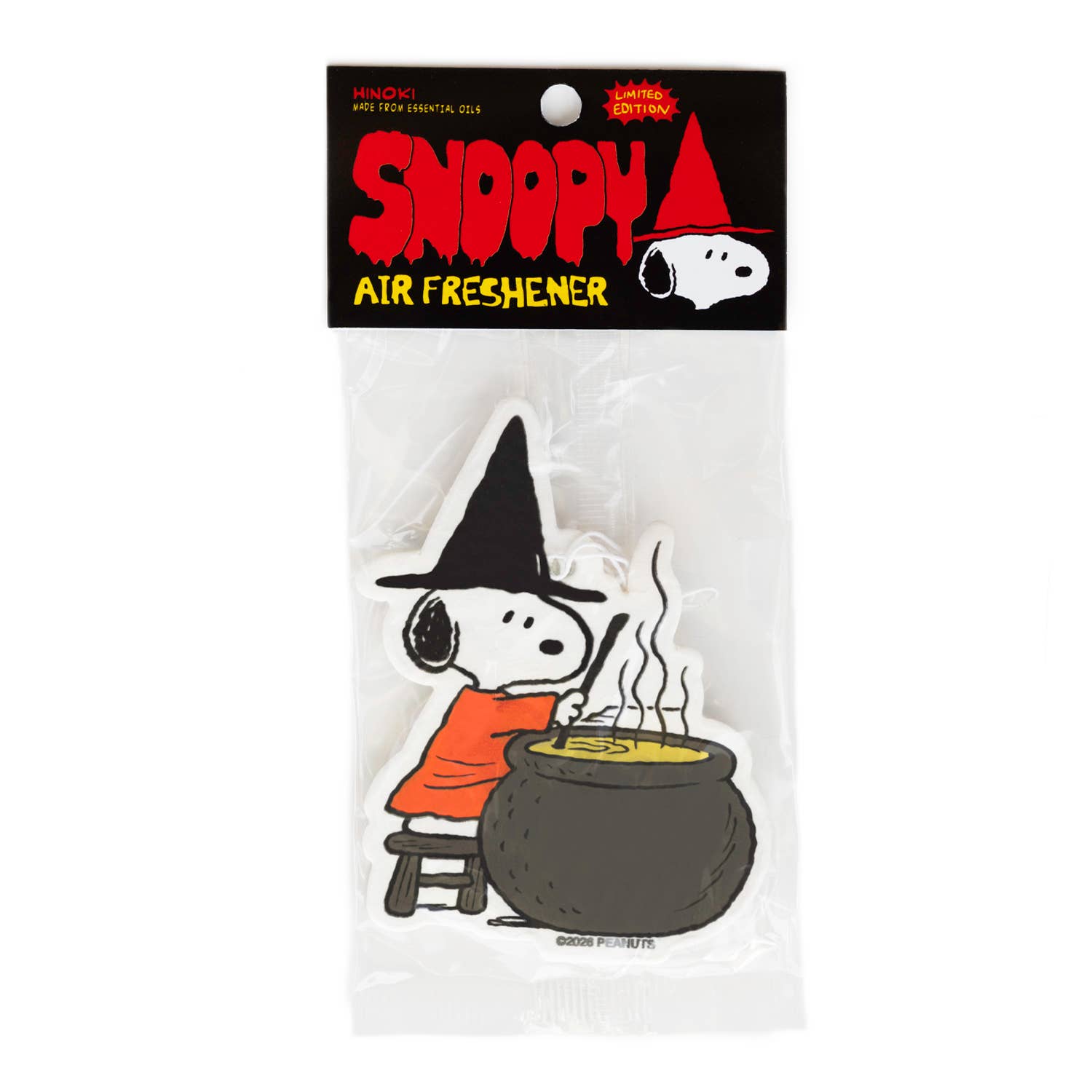 Snoopy Witch Air Freshener by Three Potato Four, Halloween range, product shot