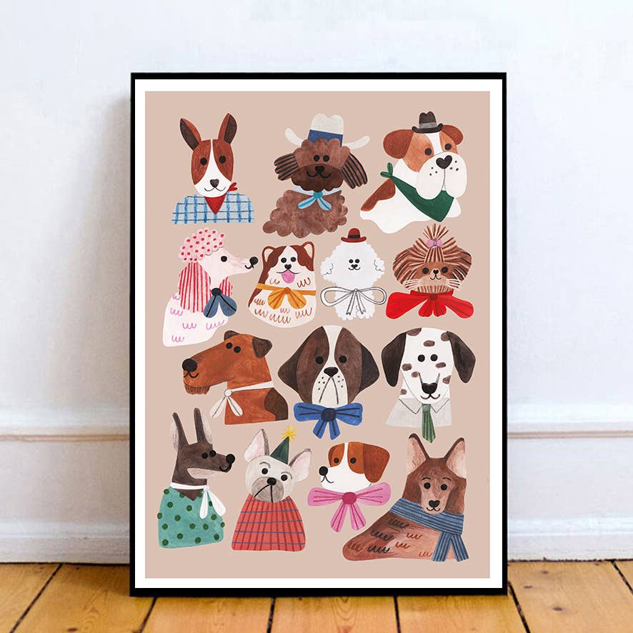 Doggies Print A4