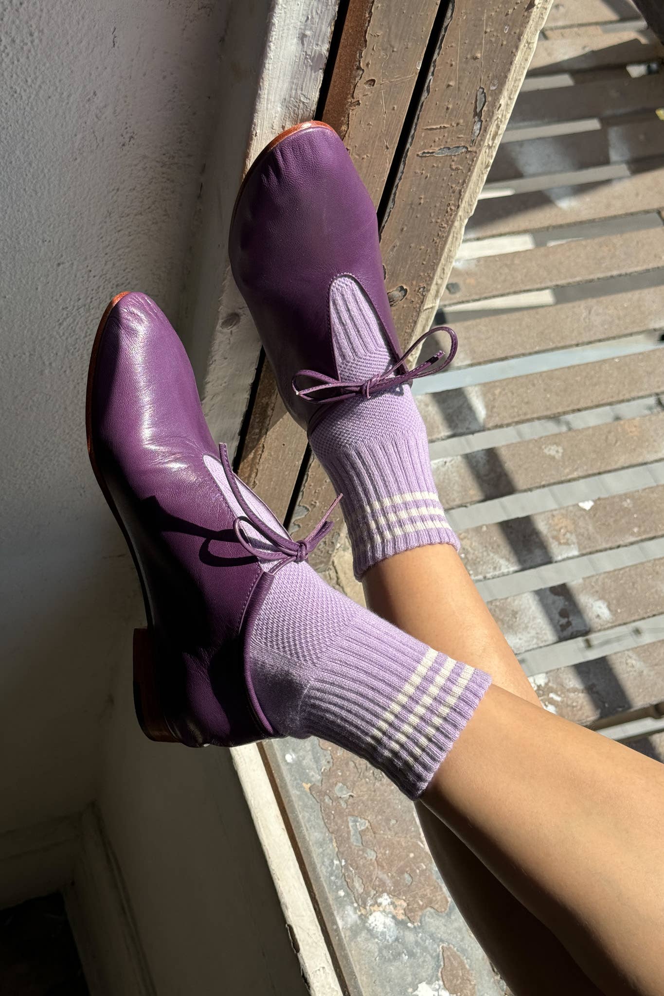 Le Bon Shoppe Girlfriend Socks: Mahogany