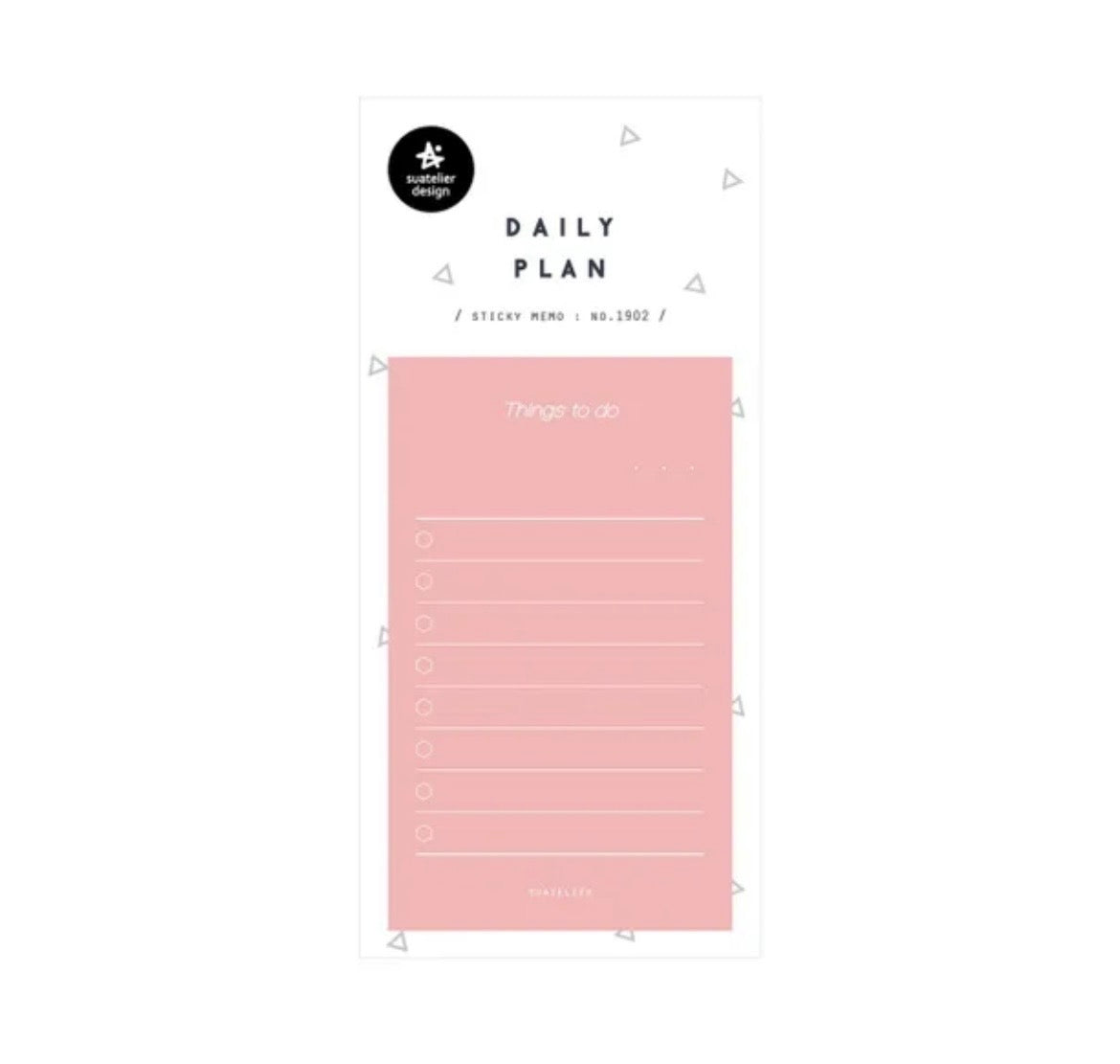 Suatelier Design Daily Plan Sticky memo