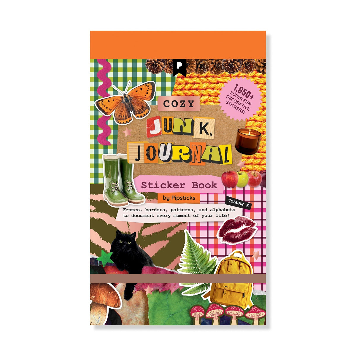 Pipsticks Fall Junk Journal Sticker Book cover