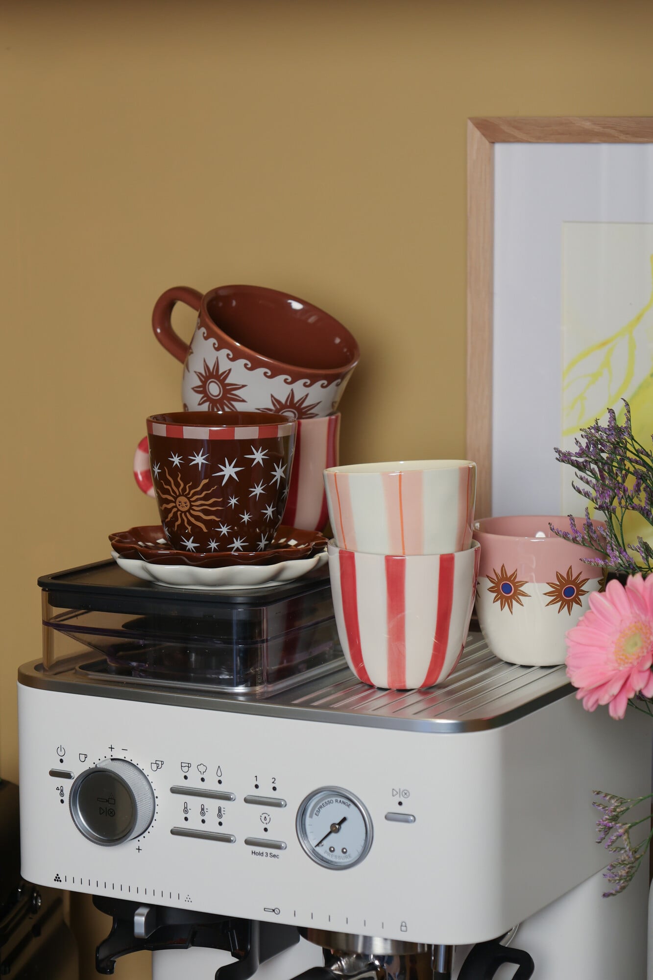 Cup Brown with Sun and Stars | All The Luck In The World