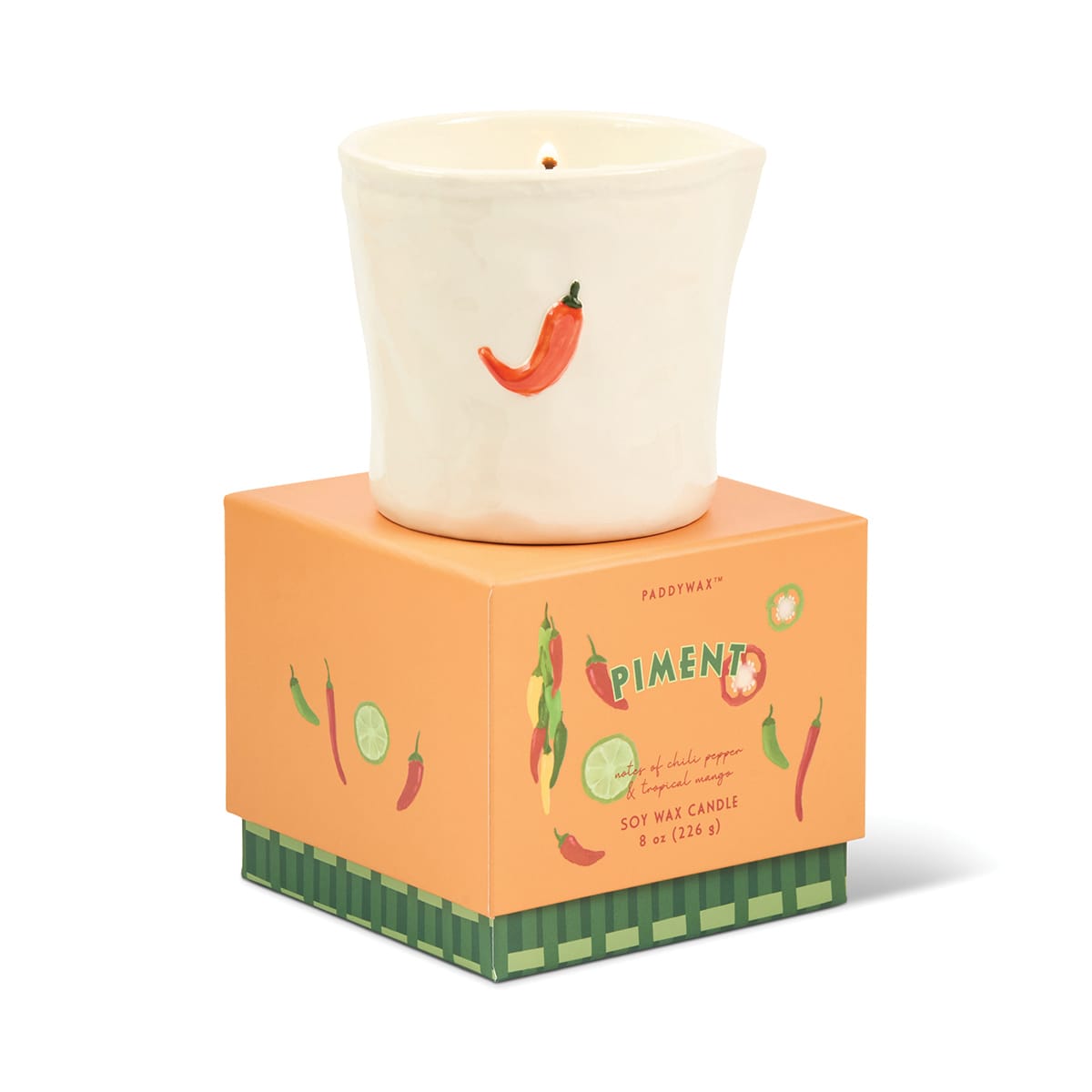 Paddywax Bistro Ceramic Candle - Piment