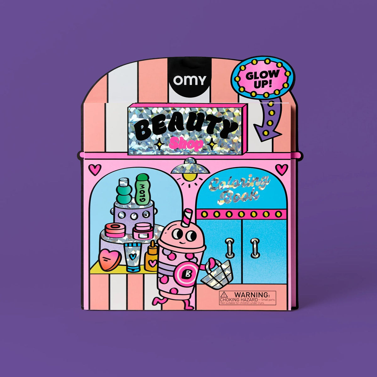 OMY Colouring Boutique Beauty Shop colouring book