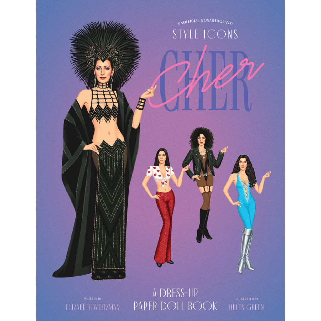 Style Icons Cher - A Dress Up Paper Doll Book