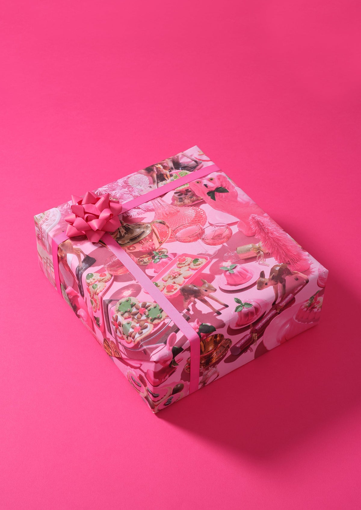 Christmas Table Gift Wrap Sheet design